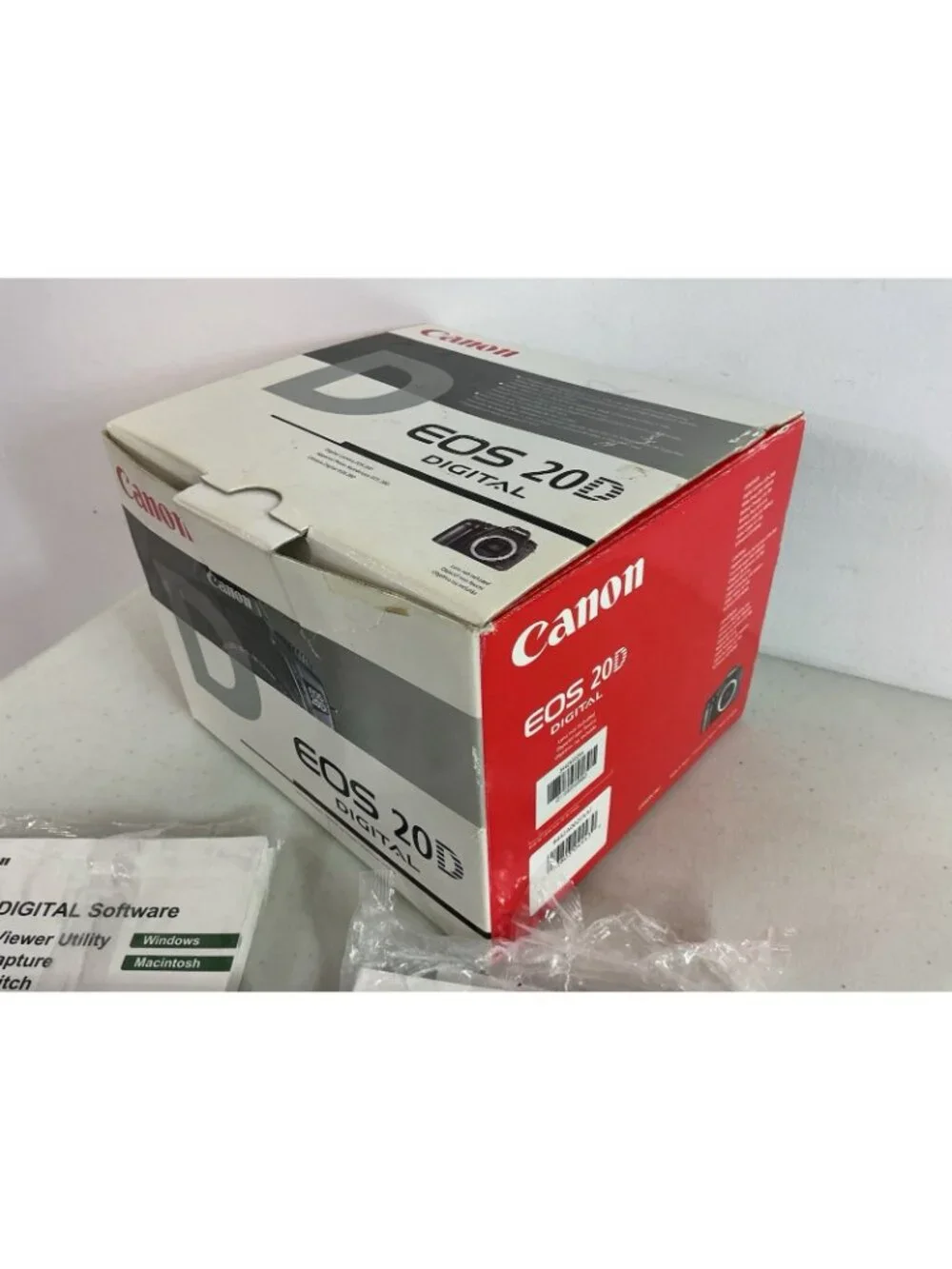 Canon EOS 20D Digital Box Booklet & Box Only New